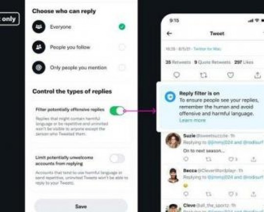 امکانات تازه توئیتر برای محدودکردن پاسخ‌های توهین آمیز