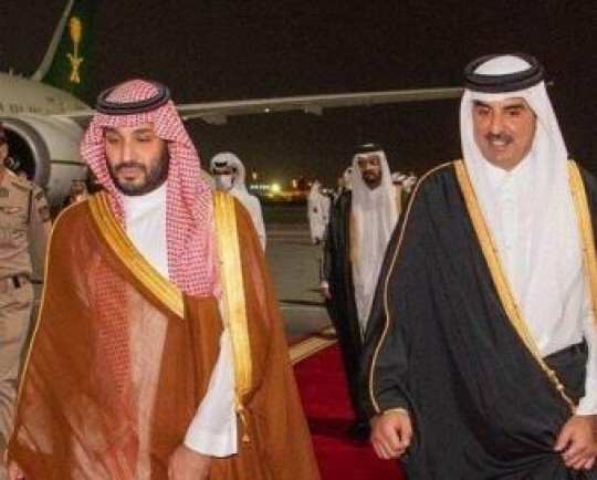 بیانیه مشترک قطر و عربستان پس از پایان سفر بن سلمان به دوحه